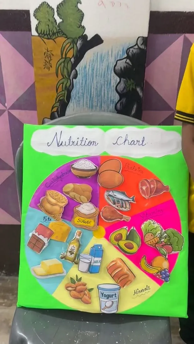 Nutrition chart made by students