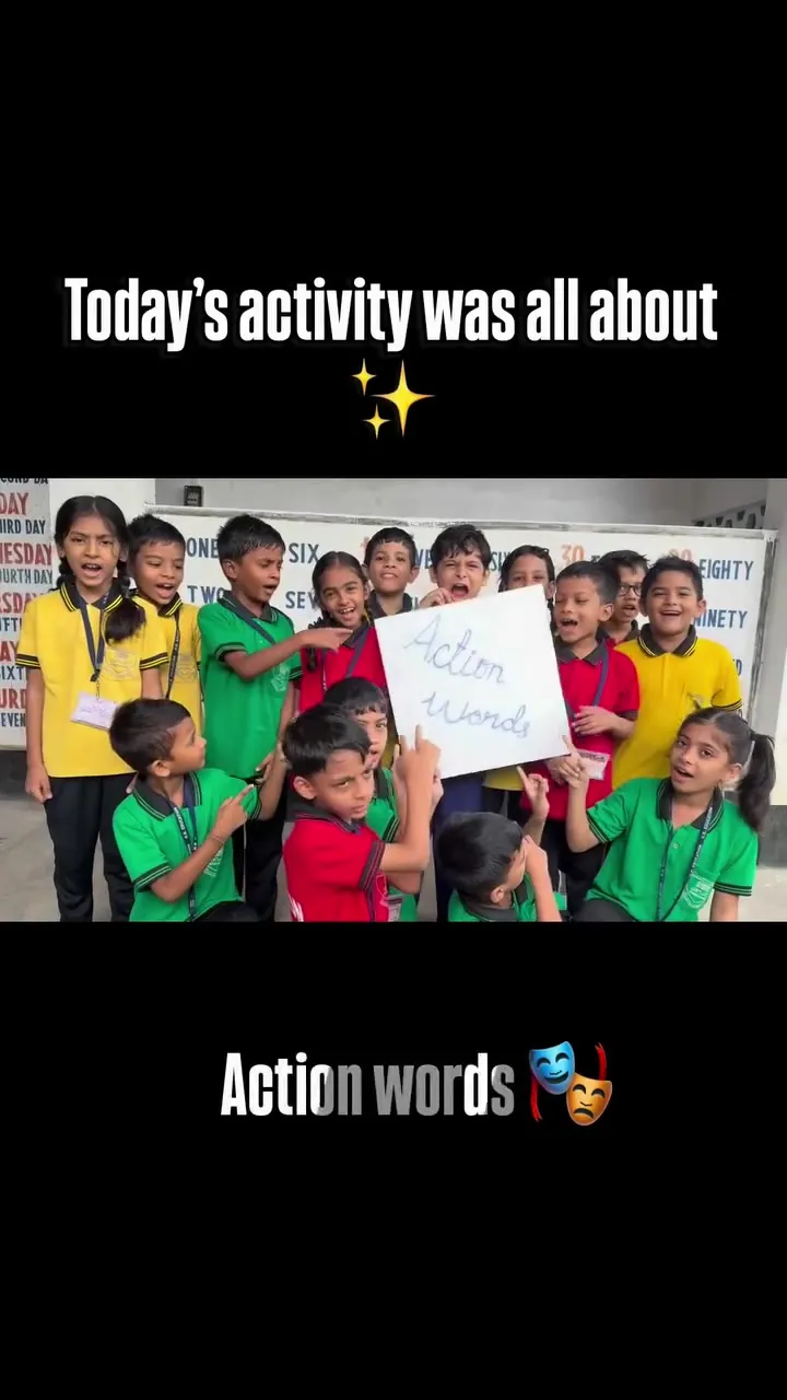 Action words activity